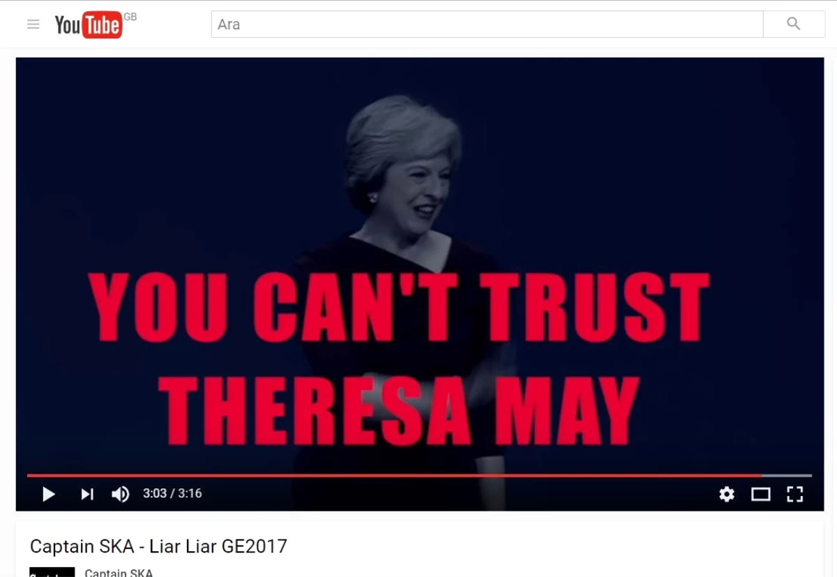 İngiltere Başbakanı May\'e "Yalancı" Diyen Şarkı İtunes\'ta Bir Numara