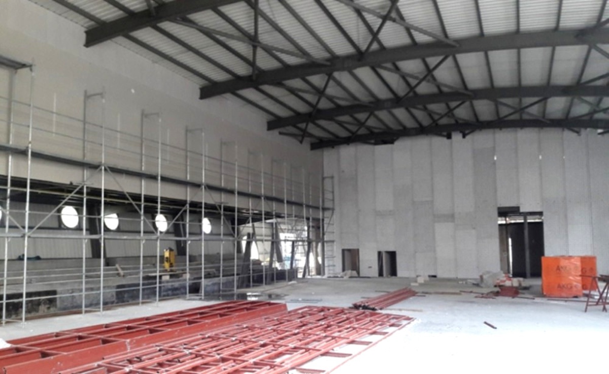 Şehit Er Mücahit Okur Spor Salonu Şekilleniyor
