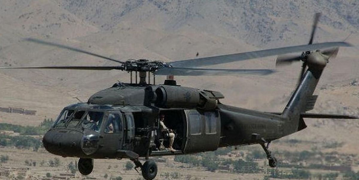 Şenoba\'da Askeri Helikopter Düştü