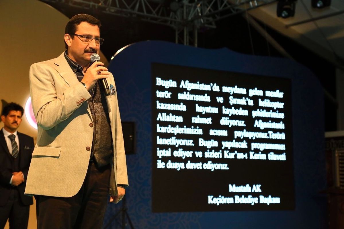 Keçiören\'de Afganistan Gecesi İptal Edildi, Şehitler İçin Kur\'an Okundu