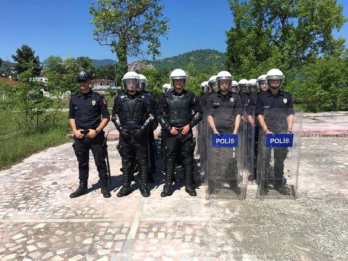 Ordu\'da  Çevik Kuvvet Polislerine Nefes Kesen Eğitim