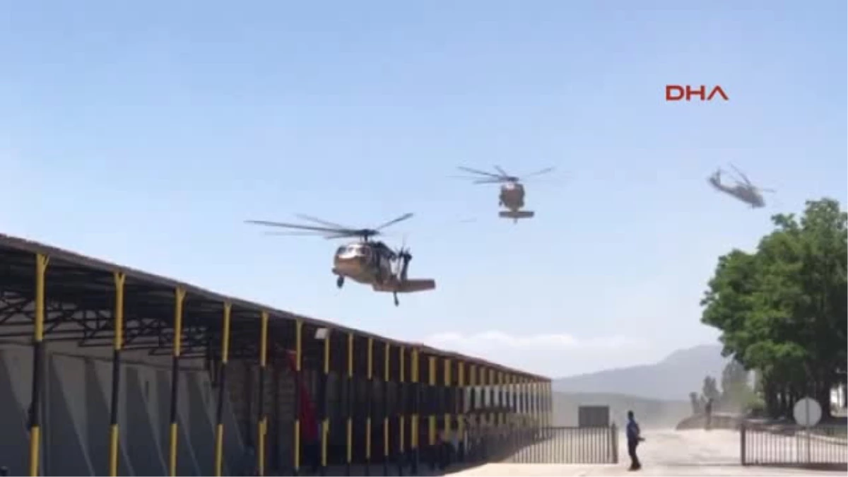 Şırnak Helikopter Kazasında Şehit Olan 13 Askerden 7\'sine Uğurlama Töreni- (Aktüel Görüntü