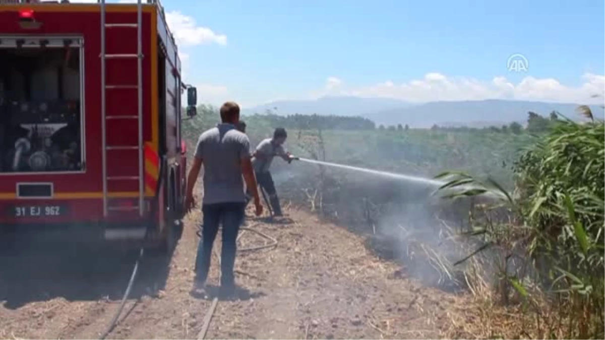 Yanan Buğdayını Kurtarmak Için Canını Hiçe Saydı