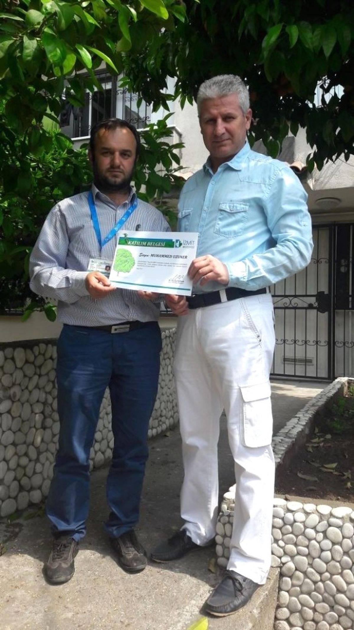 Çevre Gönüllüsüne Belediyeden Teşekkür