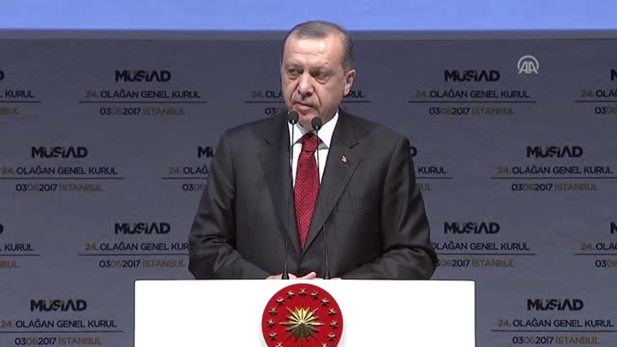 Dha İstanbul - Erdoğan Müsiad Genel Kurulunda Konuştu (1)