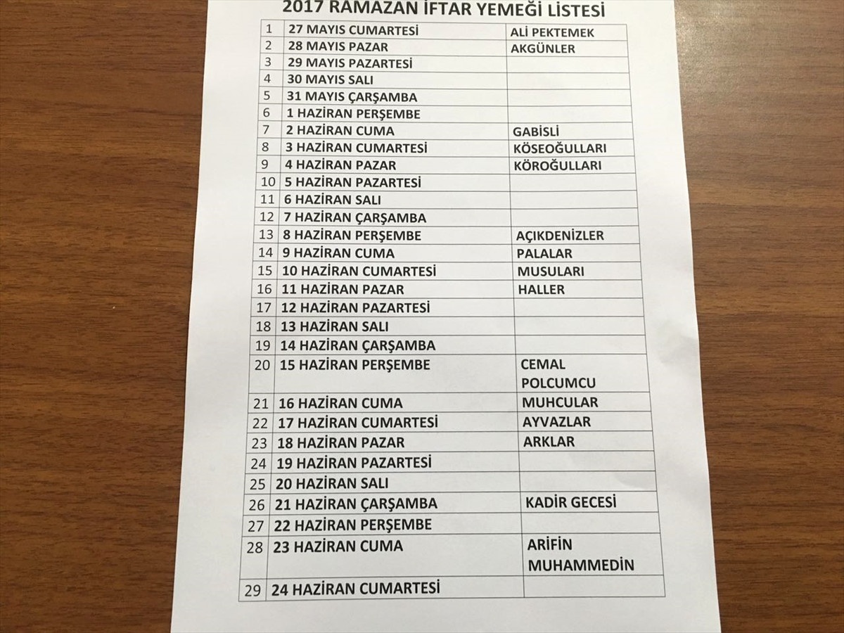 İftar Vermek İçin 5 Ay Önceden Sıraya Giriyorlar