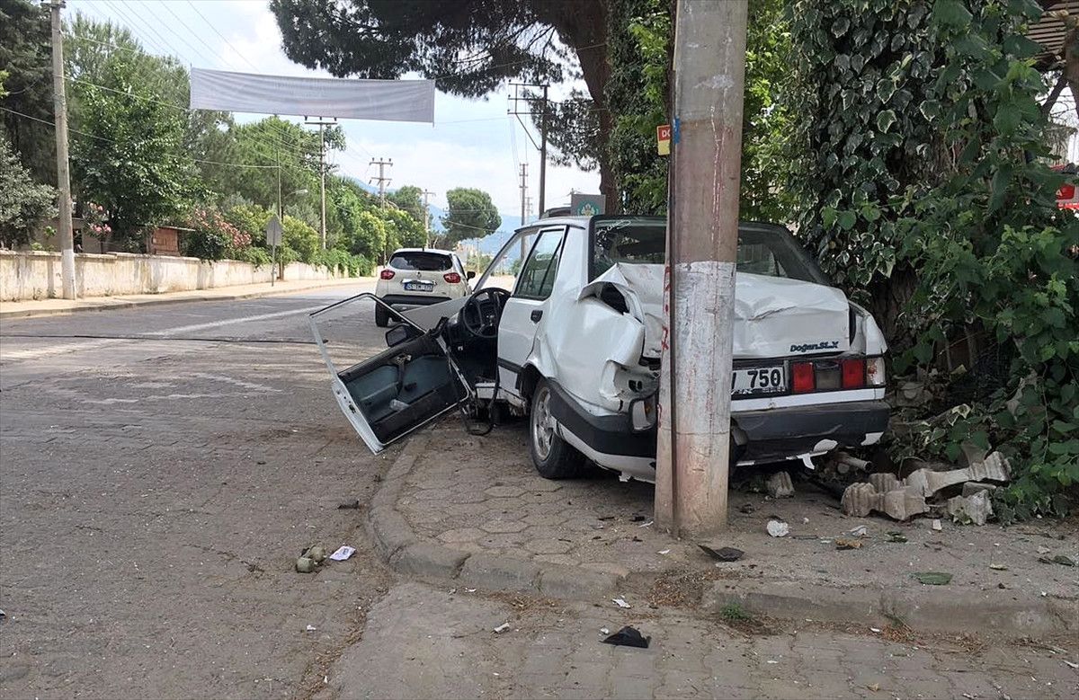 Turgutlu\'da Trafik Kazası: 1 Yaralı