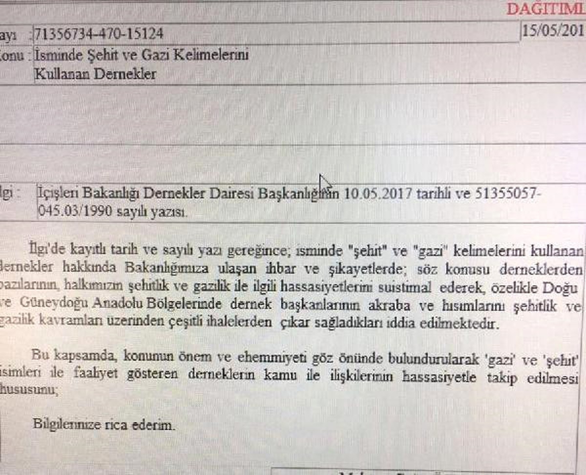 Bakanlık Uyardı: Şehitlik ve Gazilik Suistimal Ediliyor