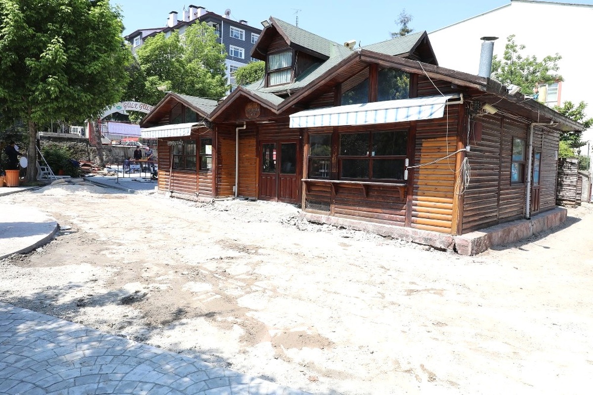 Gazi Park\'ında Yenileme Çalışması