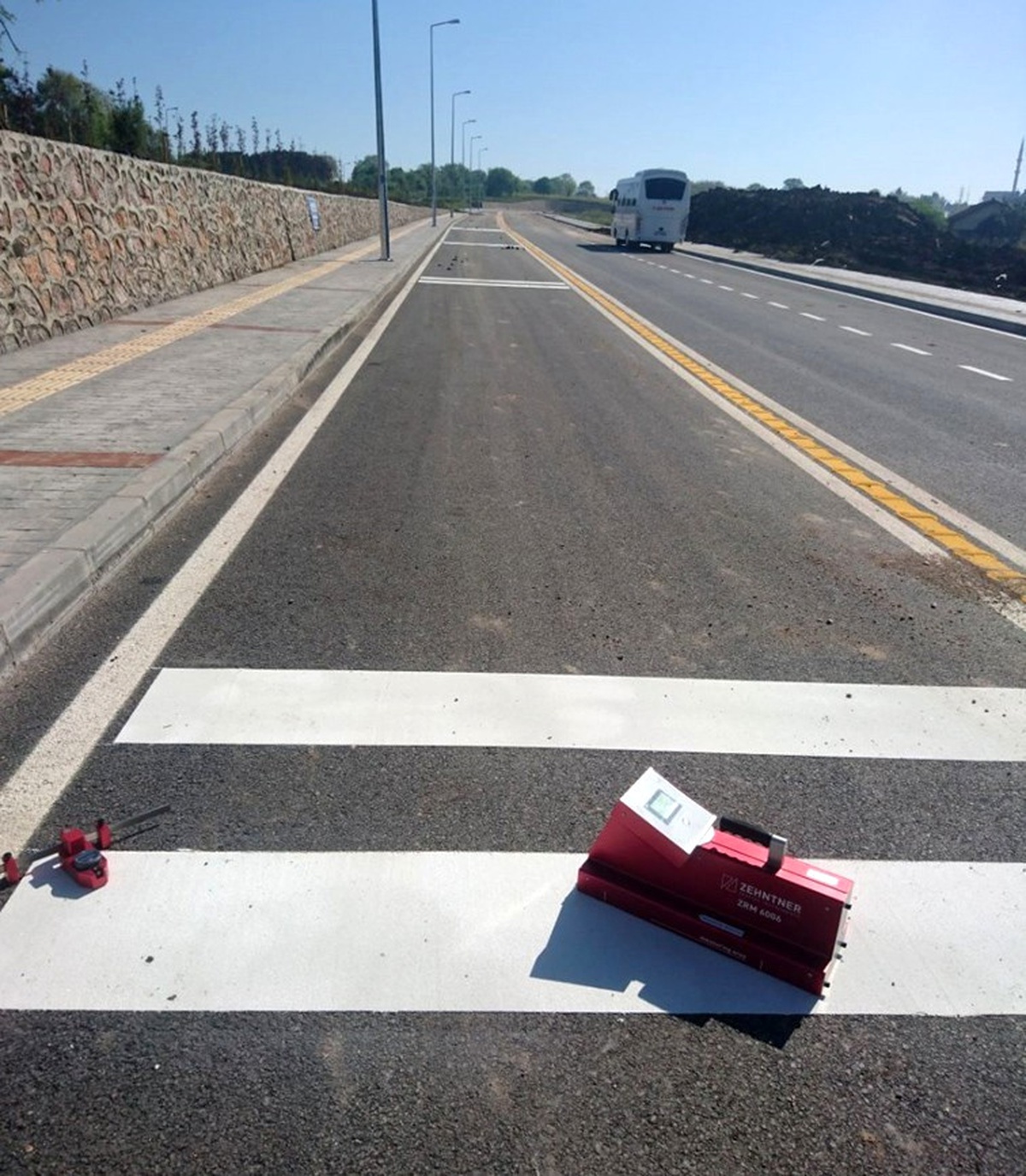 Kent Genelinde Yol Çizgi Çalışması Yapılıyor