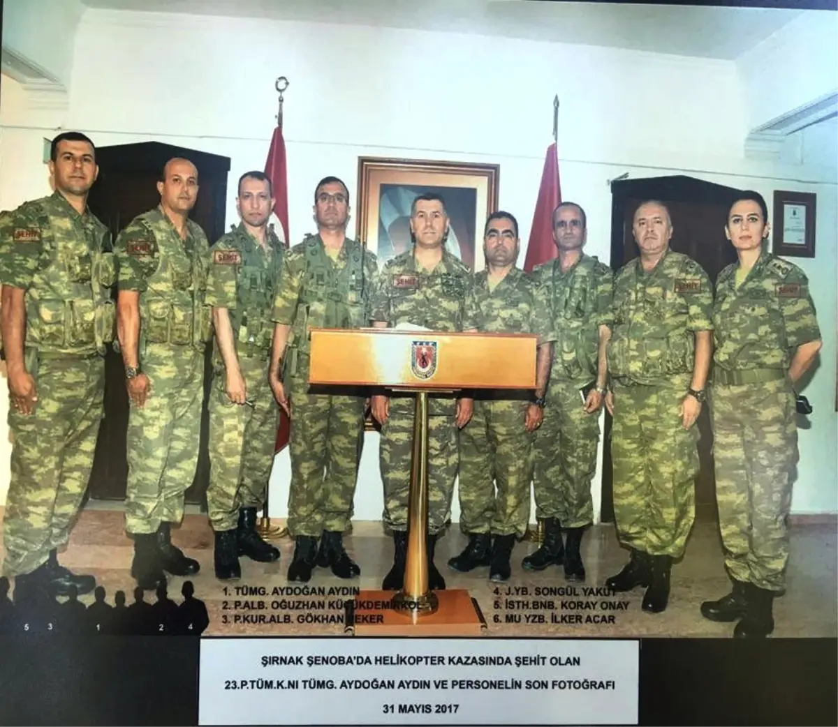 Şırnak Şehitlerinin Kaza Öncesi Son Fotoğrafı