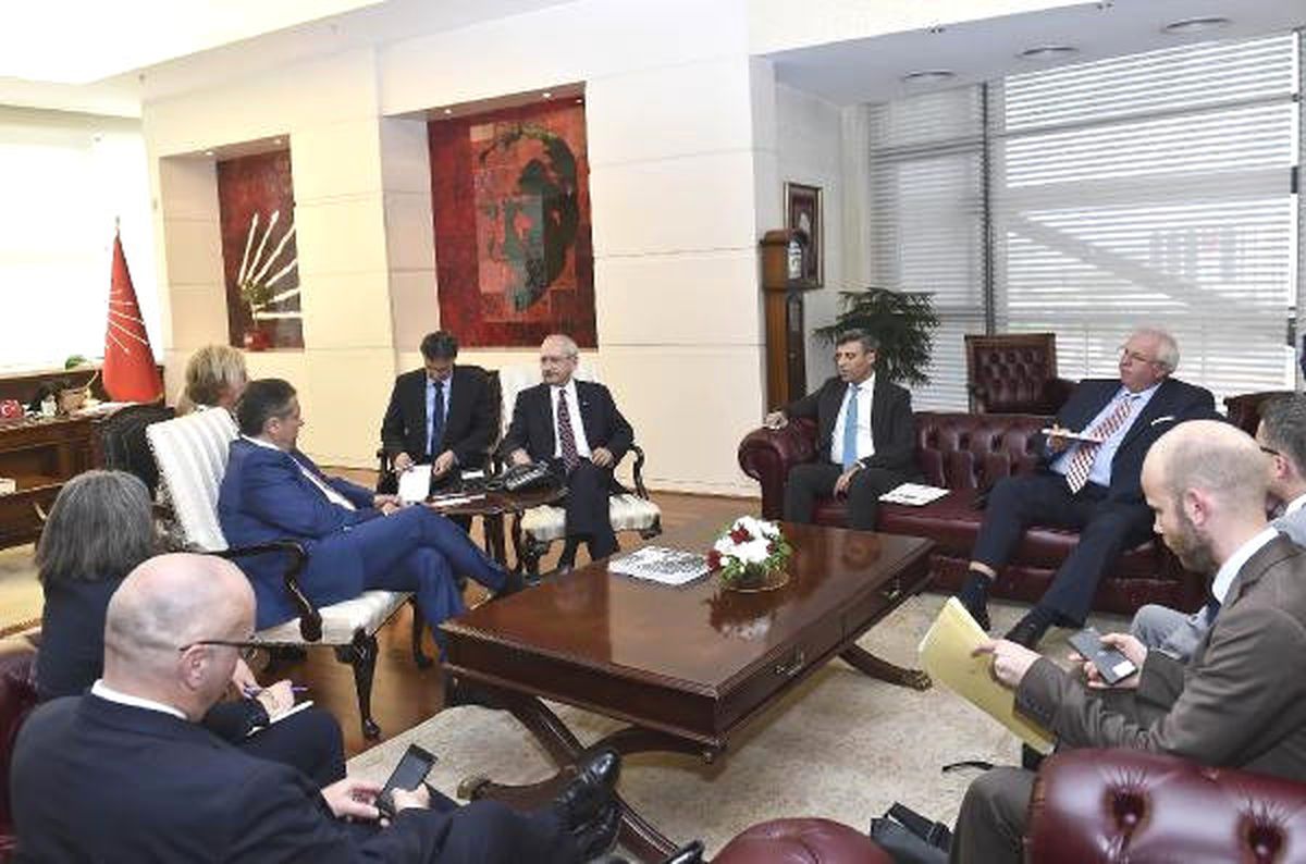 Dha Ankara - Kılıçdaroğlu, Almanya Dışişleri Bakanı Gabriel\'i Kabul Etti