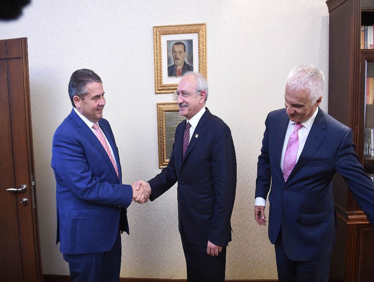Kılıçdaroğlu, Almanya Dışişleri Bakanı Gabriel\'le Görüştü