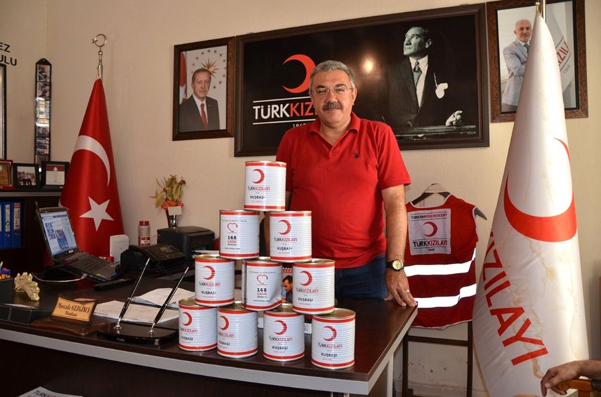 Milas Kızılay\'dan İhtiyaç Sahiplerine Et Konserve