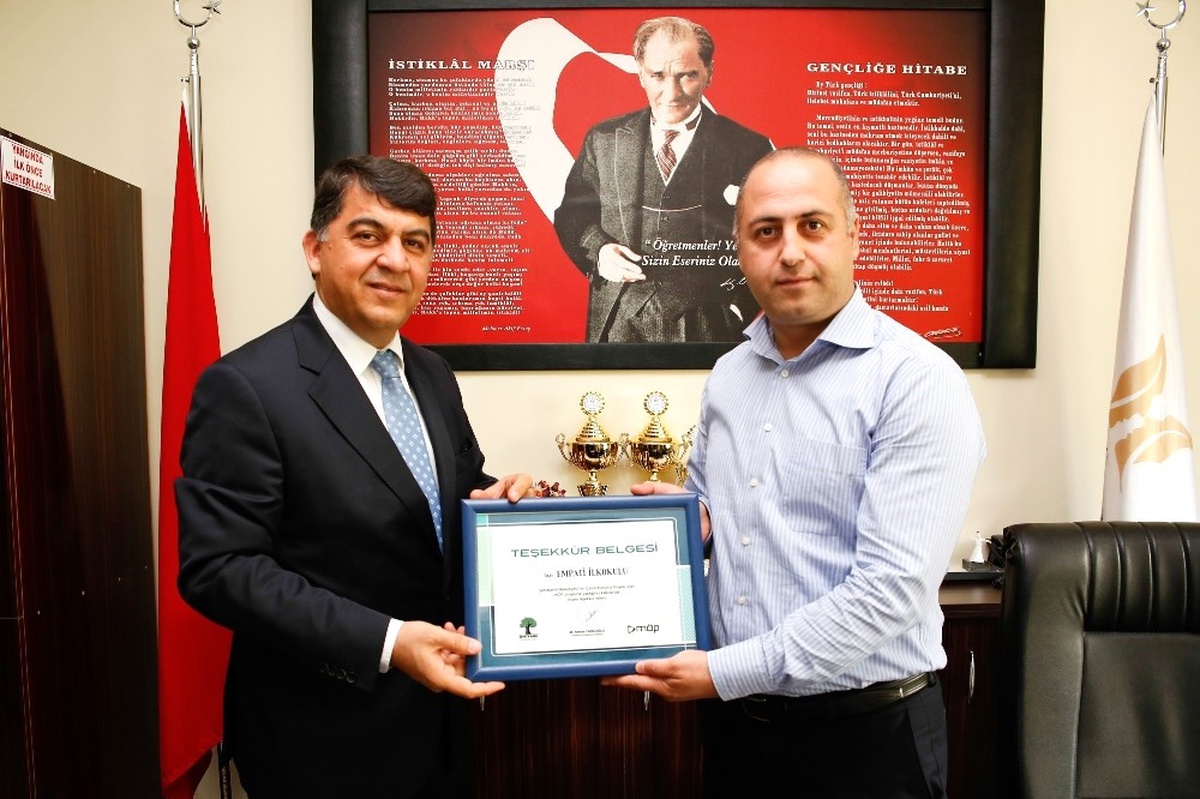 Möp Projesine Destek Verenlere Teşekkür Belgesi