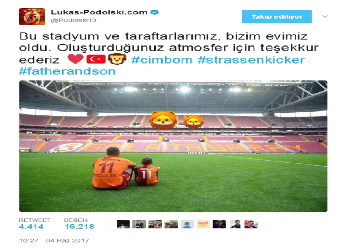 Podolski\'den Duygusal Veda