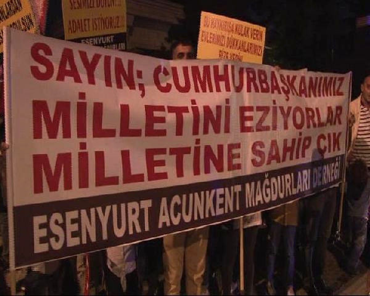 Acunkent Mağdurlarından Kısıklı\'da Eylem