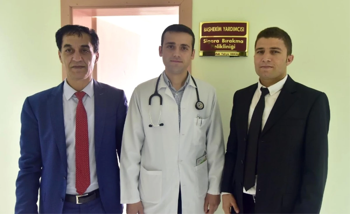 Ahlat Devlet Hastanesinde Sigara Bırakma Polikliniği Açıldı
