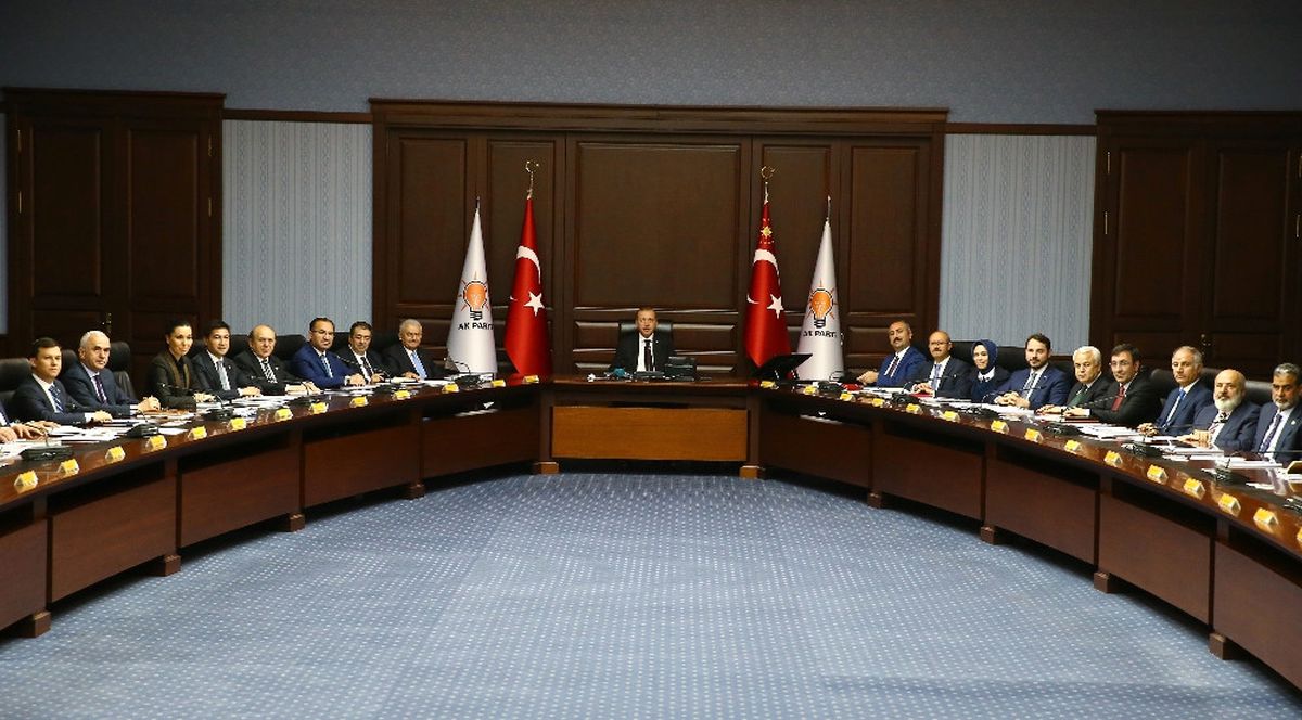AK Parti Myk Erdoğan Başkanlığında Toplantı