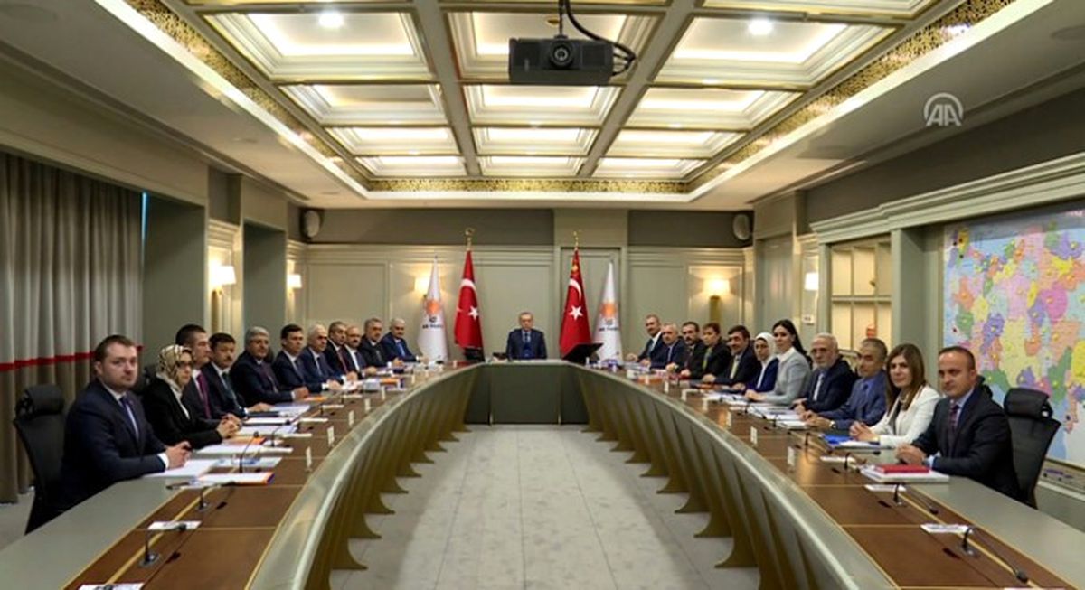 AK Parti Myk Toplantısı Başladı