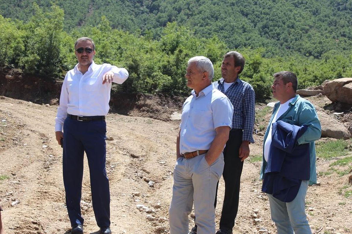 Başkan Karaçoban\'dan Aşırı Yağışların Vurduğu Mahalleye Ziyaret