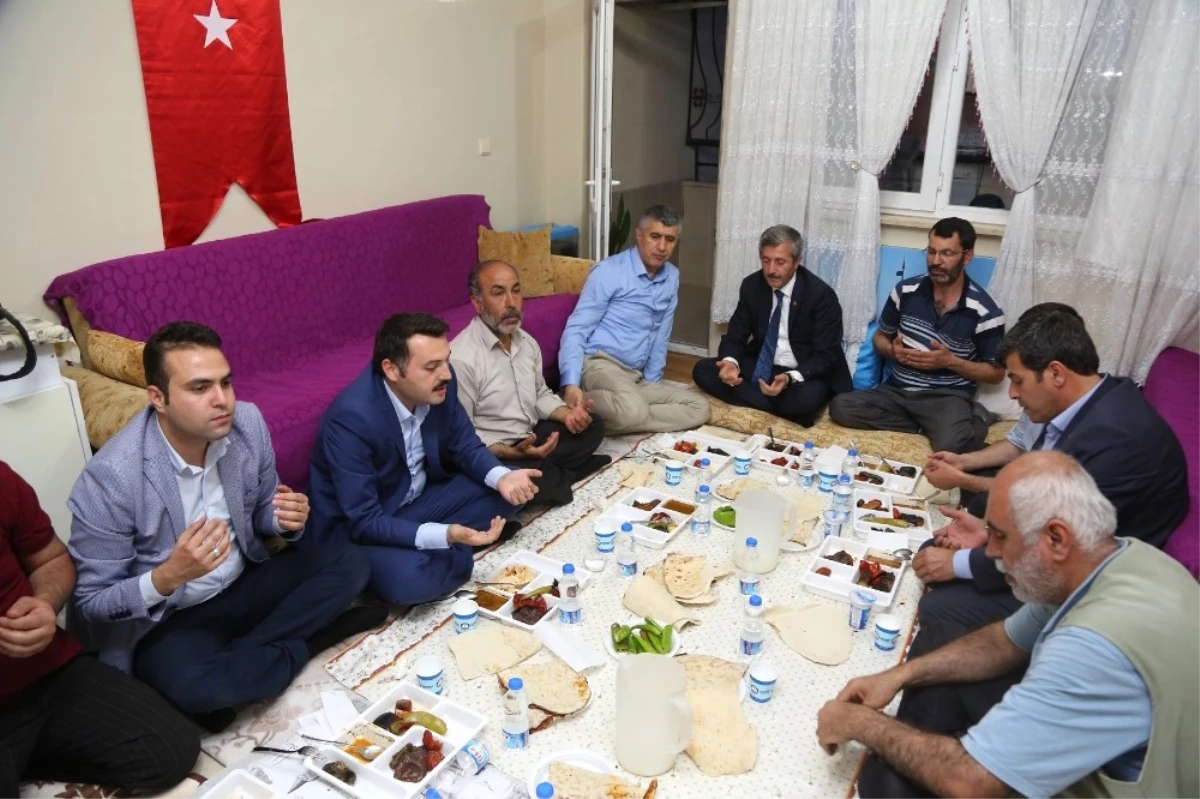 Başkan Mehmet Tahmazoğlu, İftarını Şehit Evinde Açtı