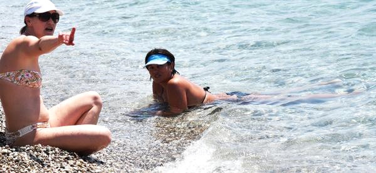 Denizden 3 Saat Çıkmayan Rus Turist Korkuttu