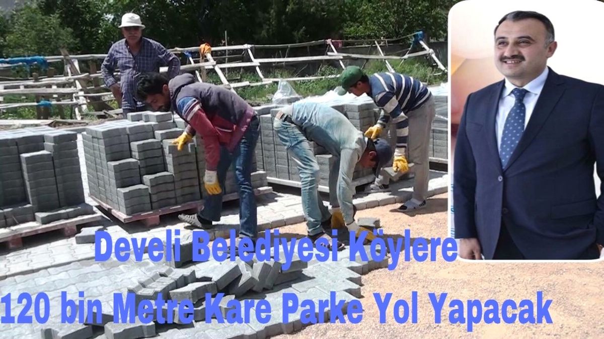 Develi Belediyesi 120 Bin Metrekare Yol Çalışması Yapacak