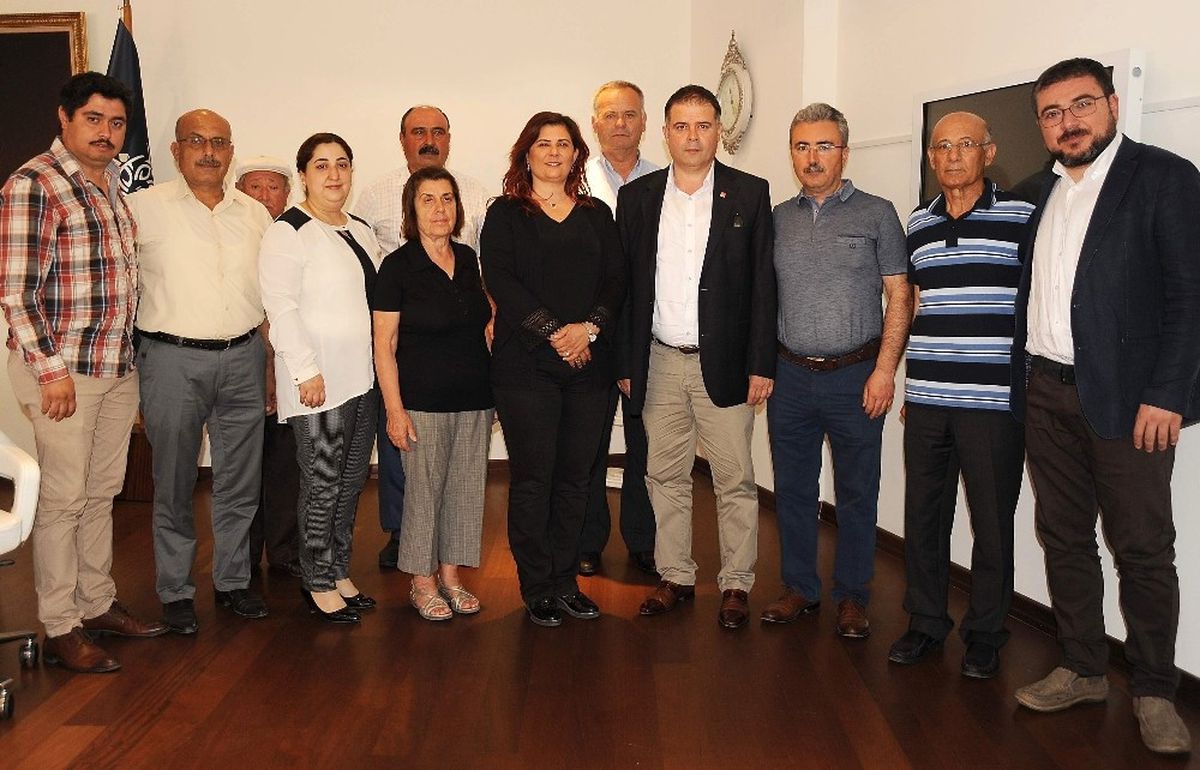 Germencik CHP İlçe Yönetiminden Başkan Çerçioğlu\'na Ziyaret