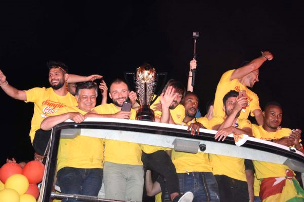 Göztepe\'de Süper Lig Coşkusu
