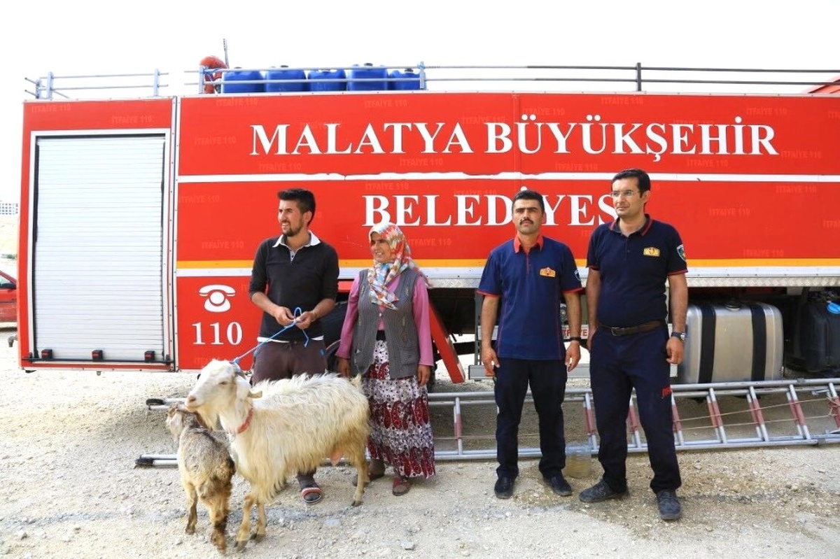 Kayalıklarda Mahsur Kalan Keçi Kurtarıldı