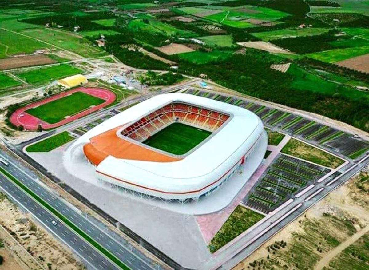 Malatya Stadyumu\'nun Havadan Görünümü