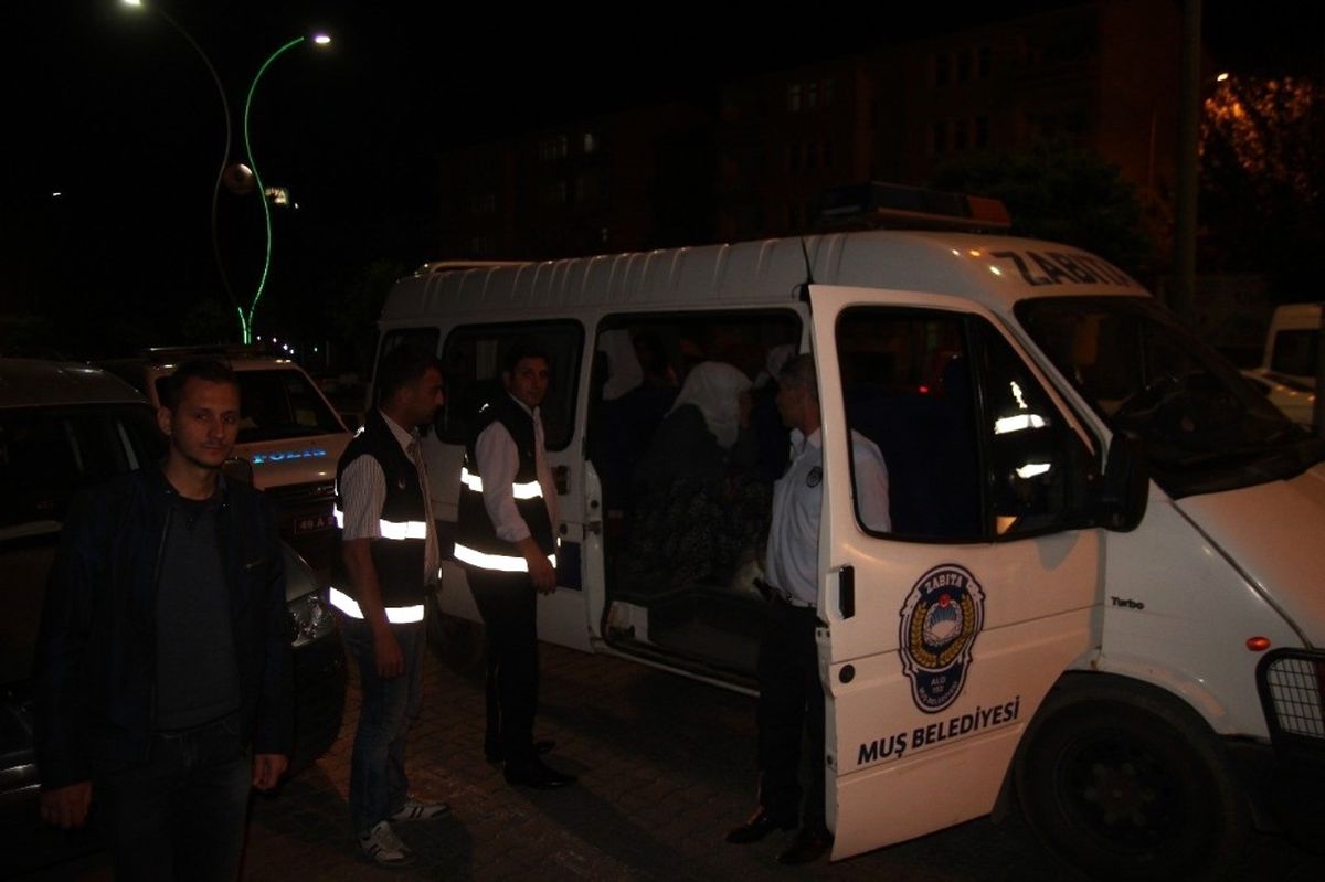 Muş\'ta İftar Sonrası Dilenci Operasyonu