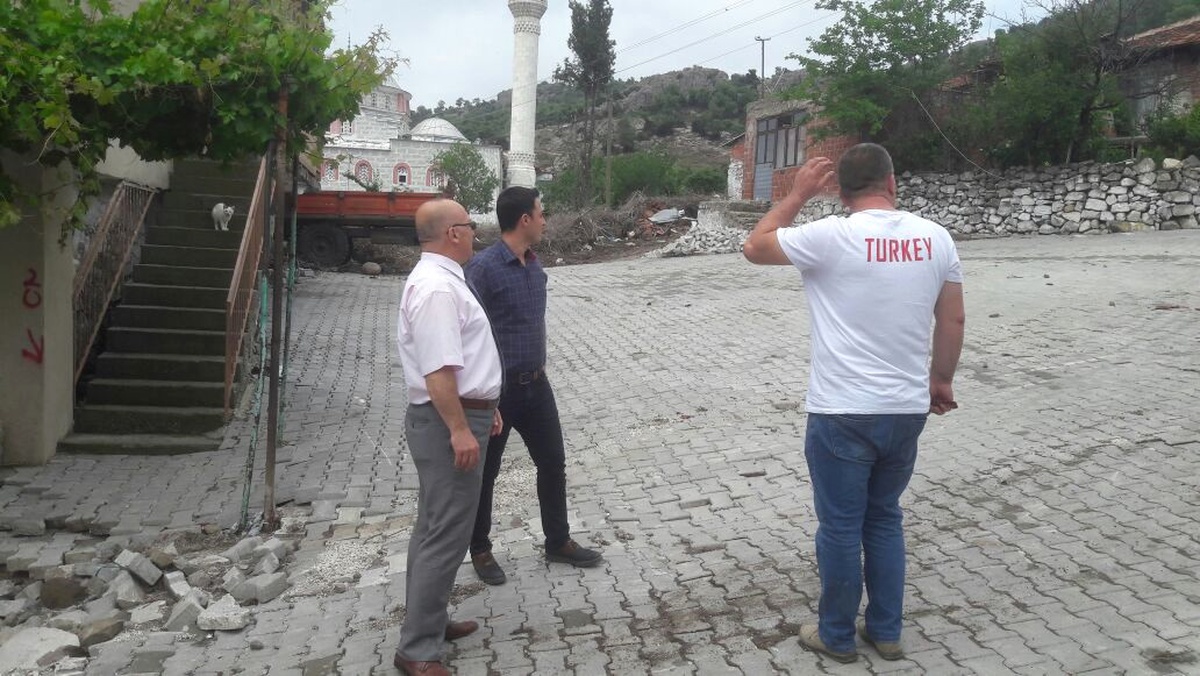 Yağıştan Zarar Gören Mahalleler İncelendi