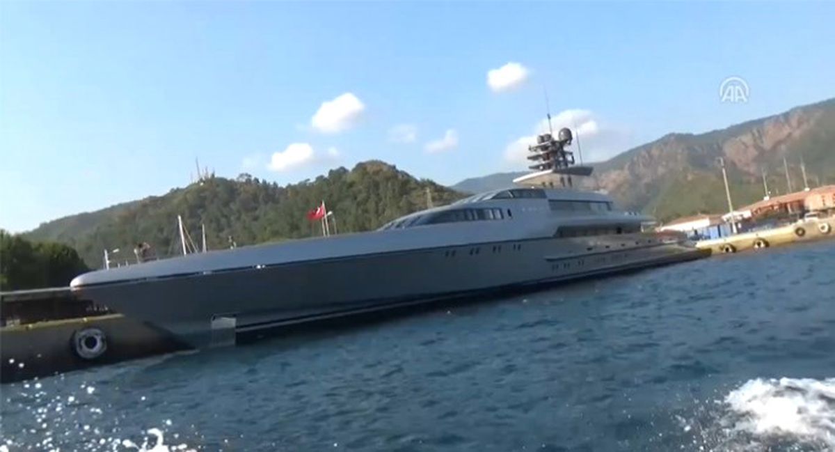 80 Milyon Euroluk Yat, Marmaris\'te