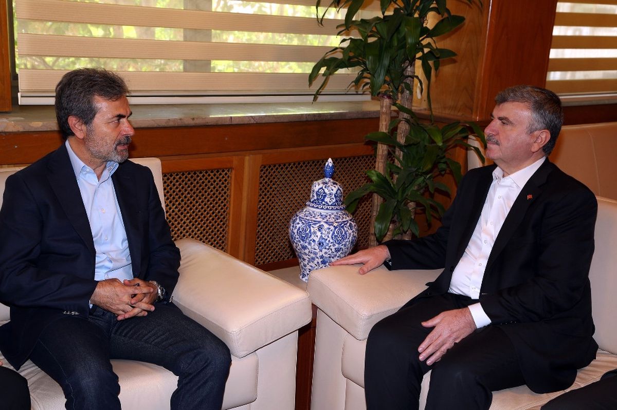 Aykut Kocaman\'dan Başkan Akyürek\'e Veda Ziyareti