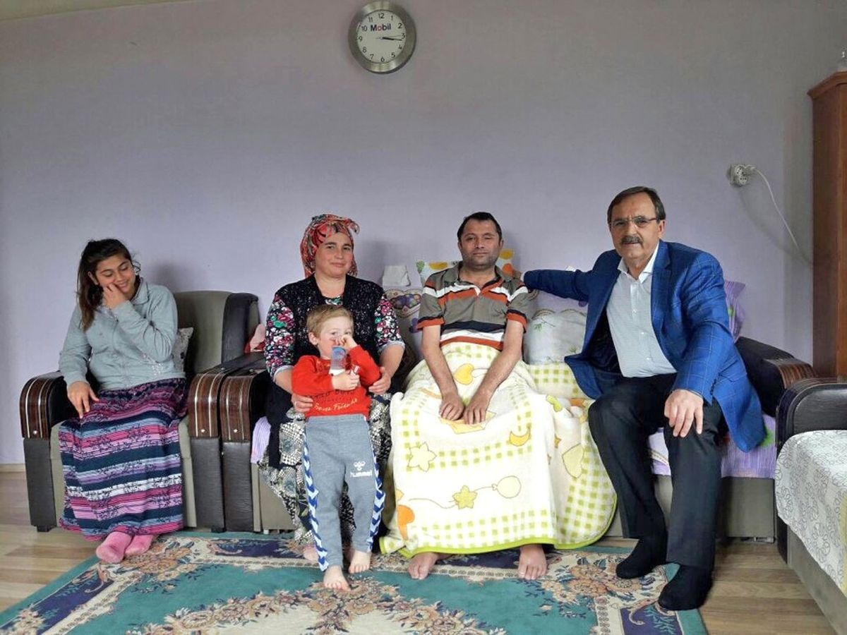 Başkan Şahin Hastanın Ayağına Gitti