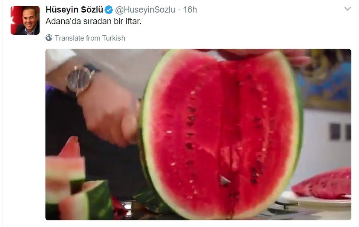 Başkan Sözlü\'den Kola Yerine Karpuz Önerisi