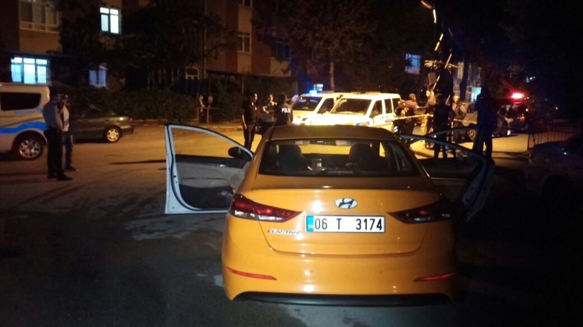 Başkent\'te Taksi Şoförü Silahlı Saldırıya Uğradı