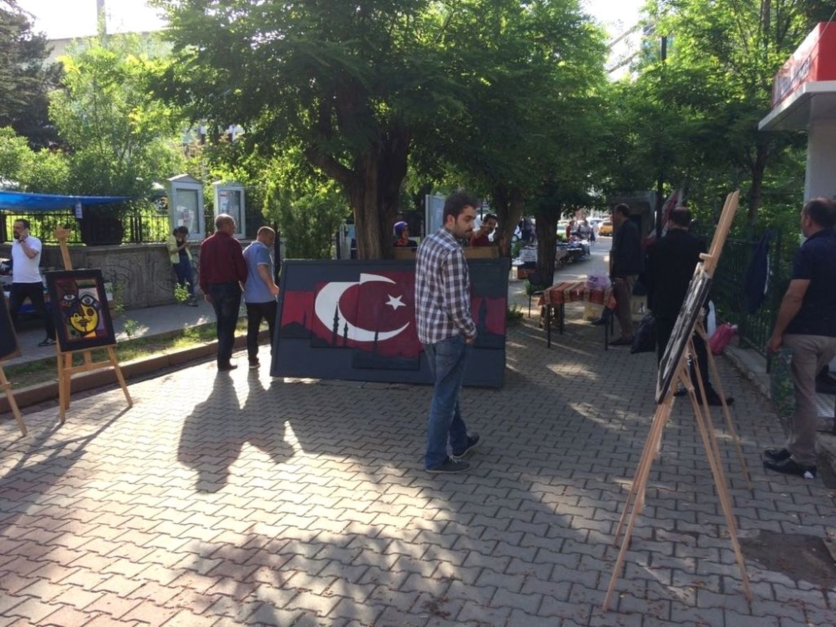 Bingöl\'de Zift ve Mermer Tozu ile Yapılan Eserler Sergilendi