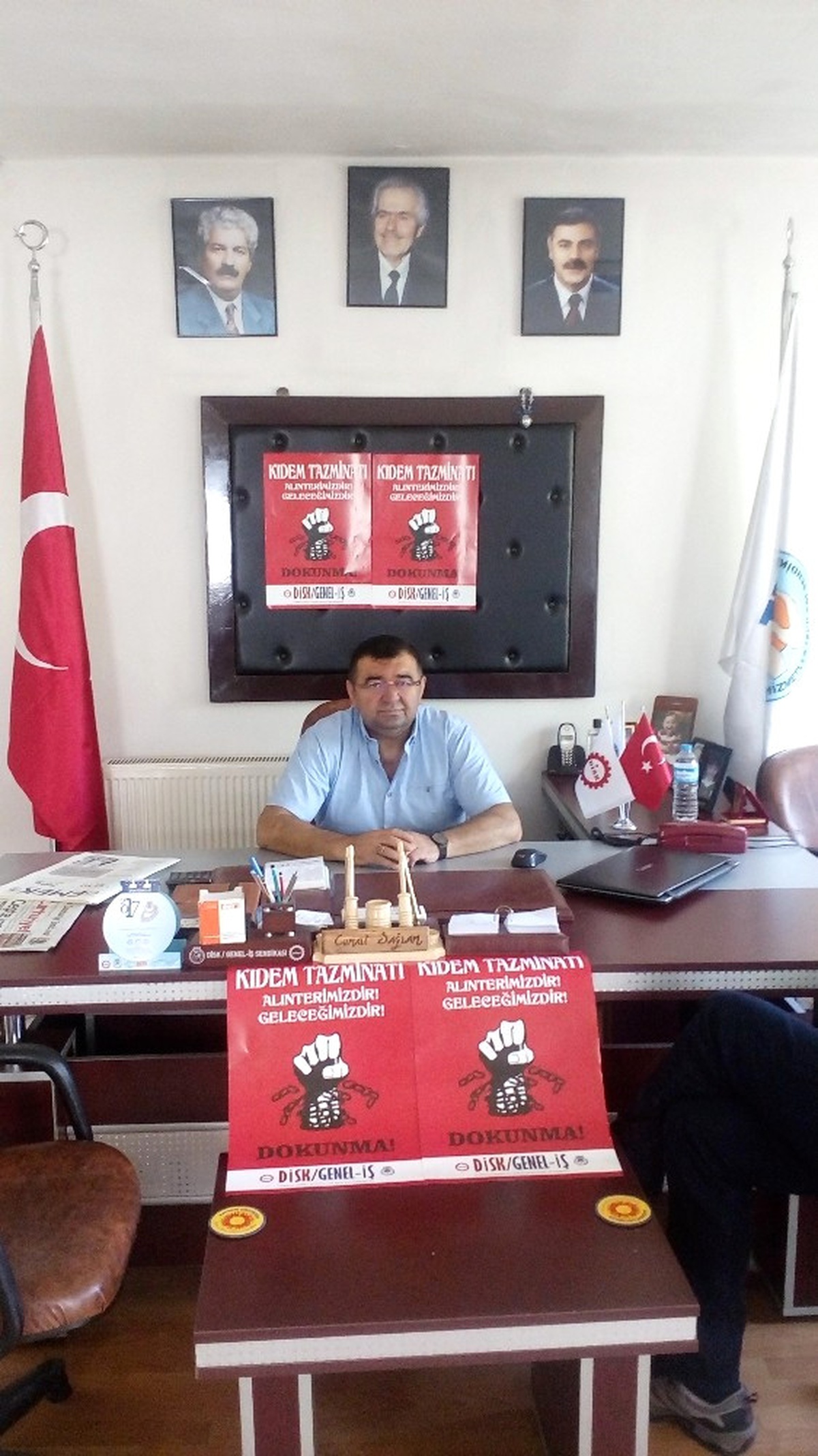 Disk Kayseri Bölge Temsilcisi Cumali Sağlam, "Kıdem Tazminatı Haktır Gasp Edilemez"