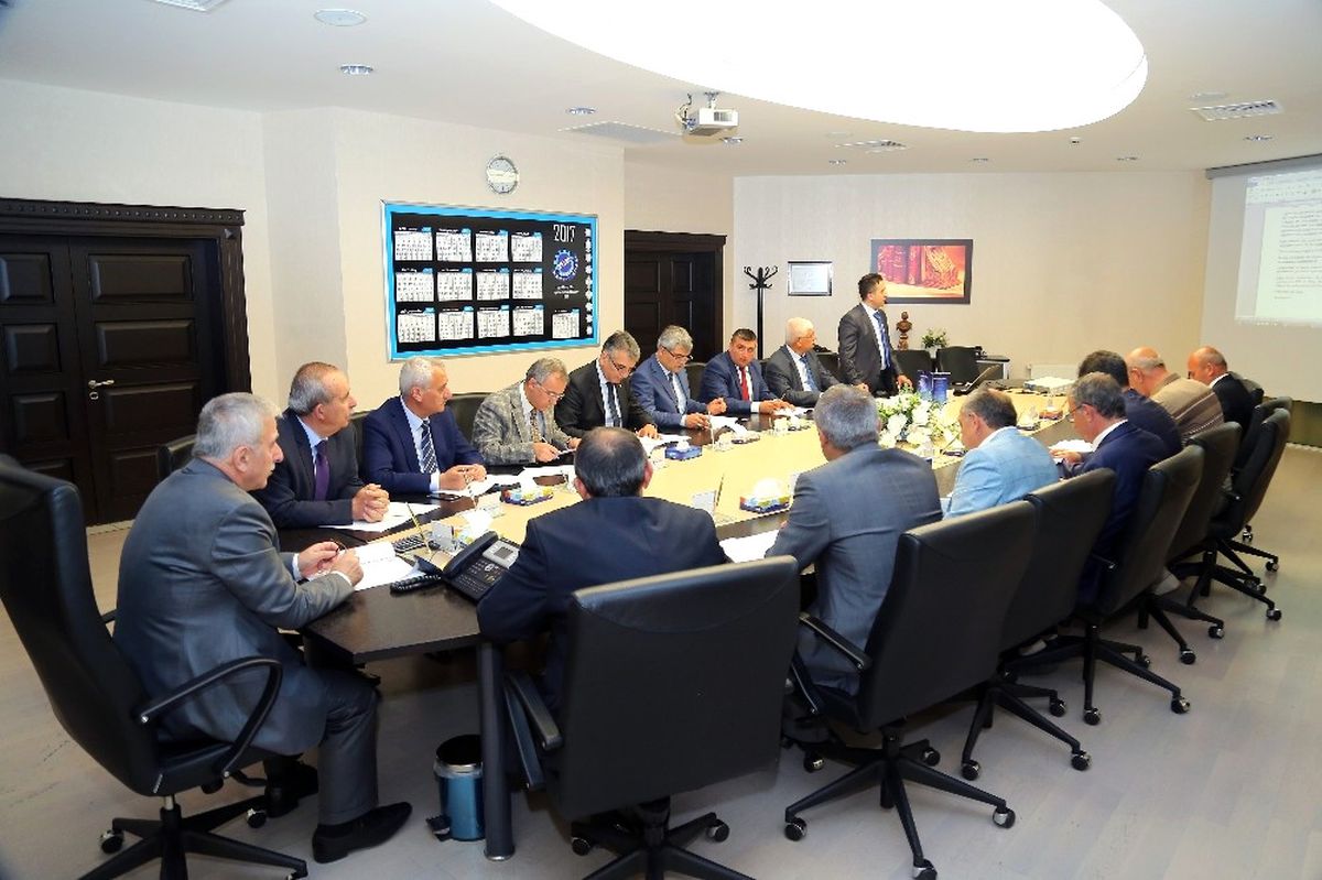 İncesu Osb Müteşebbis Teşekkül Heyeti Vali Kamçı Başkanlığında Toplandı