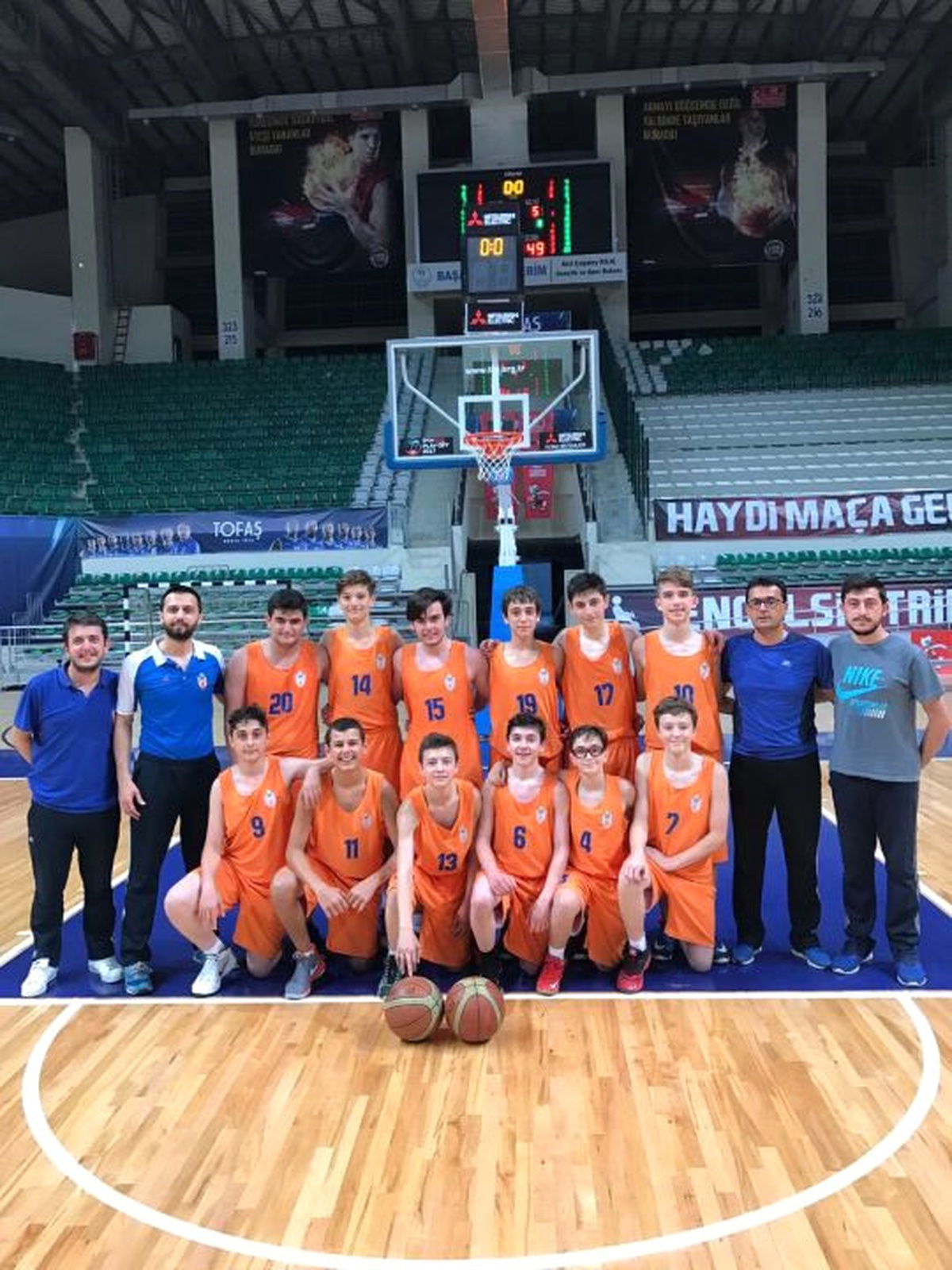 İnegöl Belediyespor U14 Basketbol Takımı Şampiyon