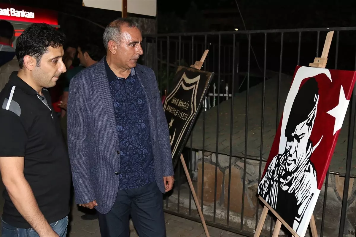 Şehit Halisdemir\'in Portresini Yaptılar