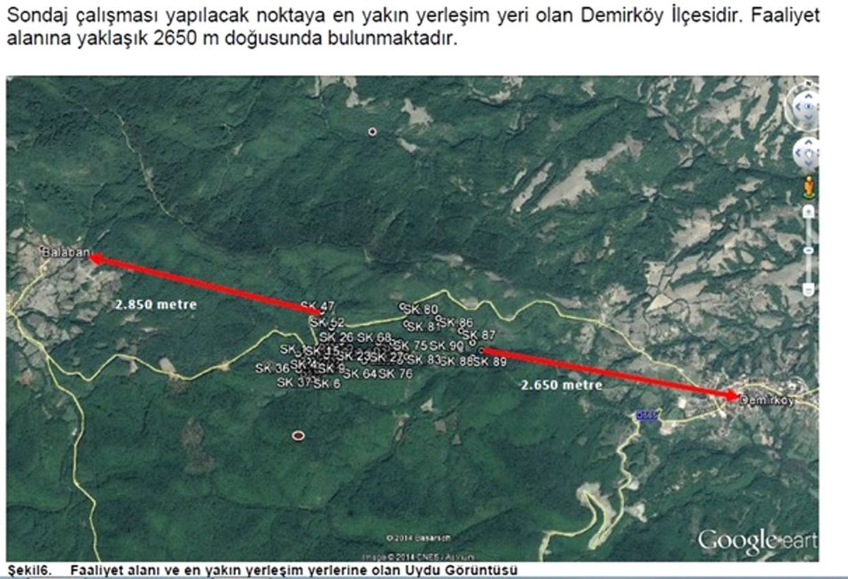 Danıştay Istrancalarda Bakır Madeni Aranmasına İzin Vermedi