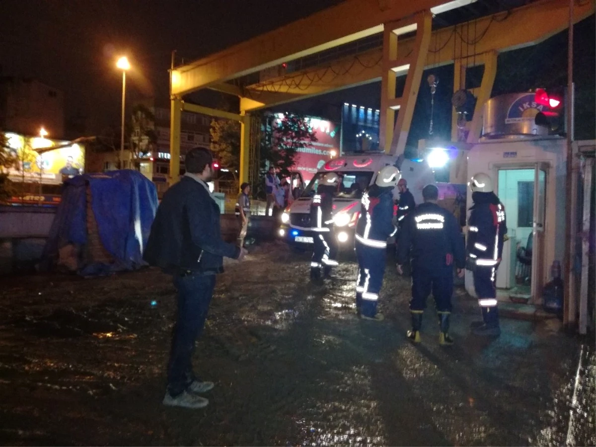 Beşiktaş Metro İnşaatında Kaza : 1 Yaralı