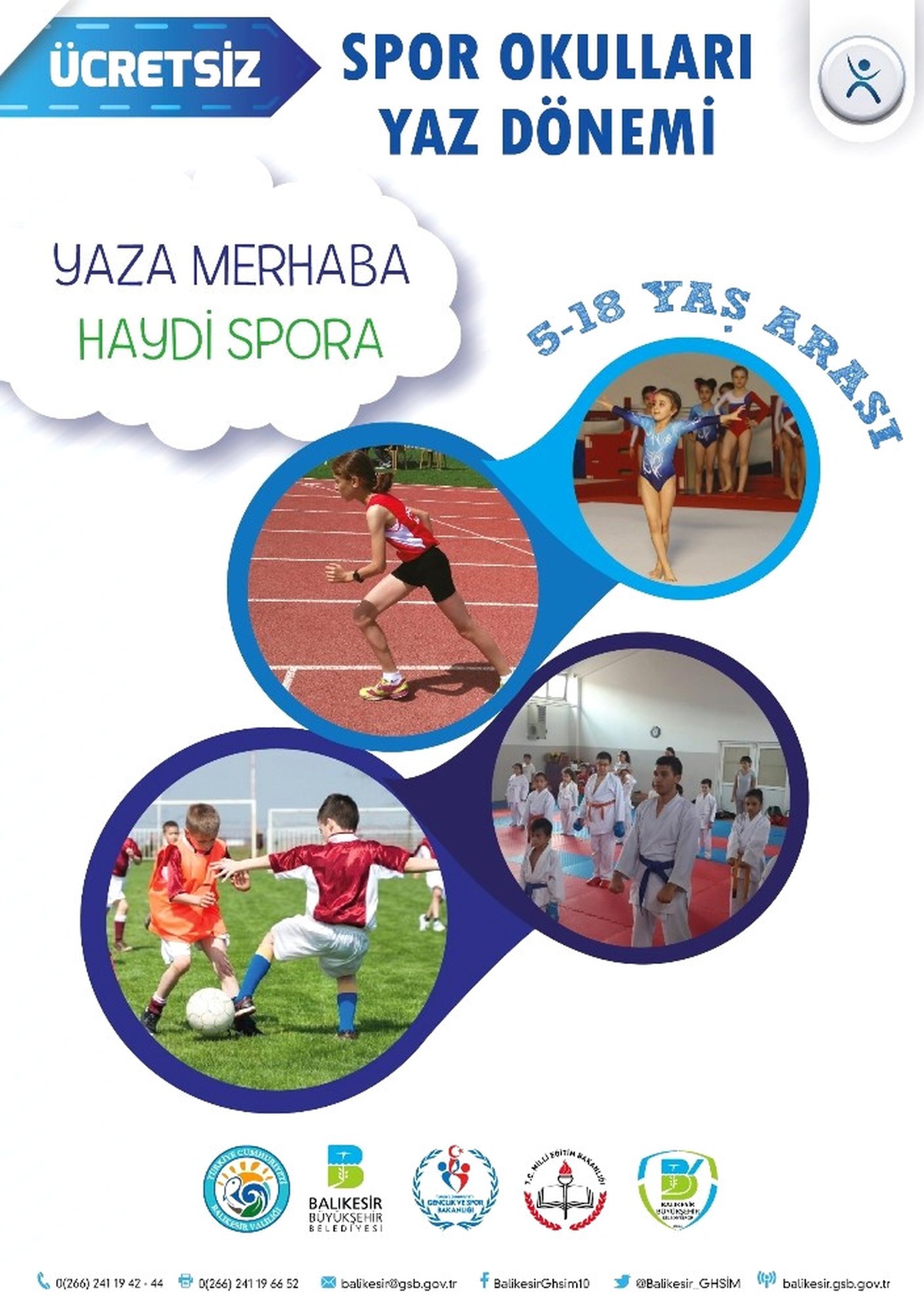 Büyükşehirde Yaz Spor Okulları Açılıyor