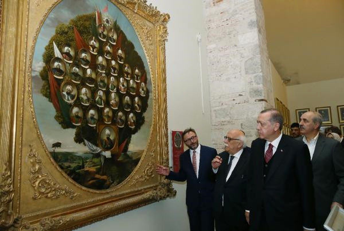 Cumhurbaşkanı Erdoğan, Sultan 2. Osman\'ı Resmeden Yağlı Boya Tablonun Gösterime Açılışına Katıldı