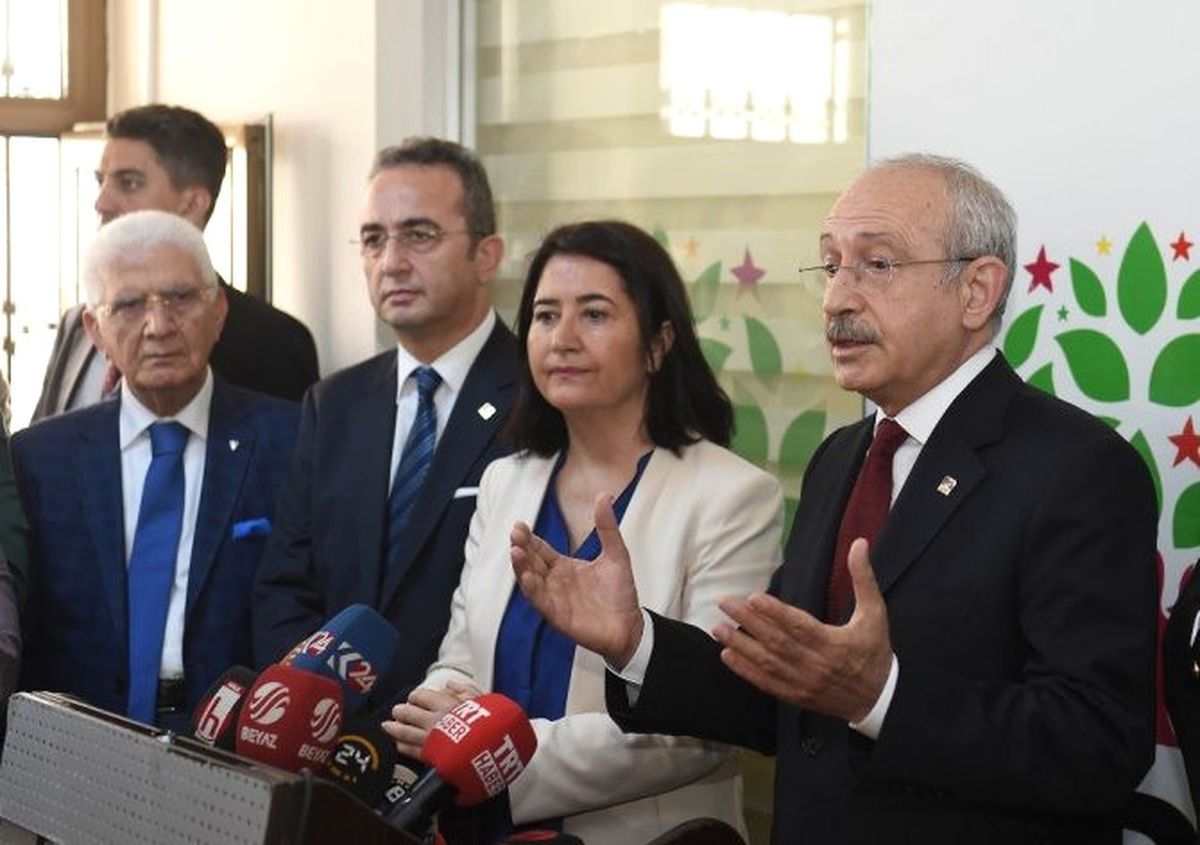Dha Ankara- Kılıçdaroğlu, Hdp Genel Merkezi\'ni Ziyaret Etti (2)