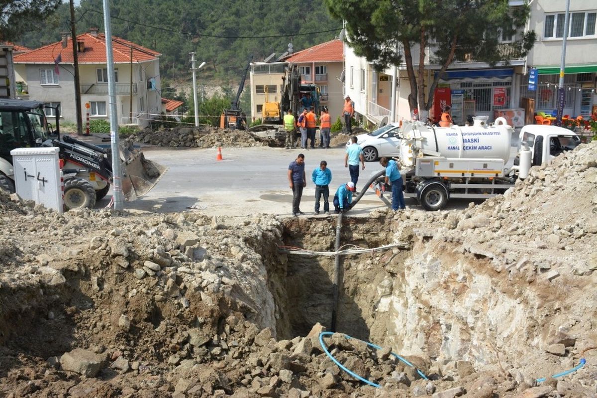 Gördes Aat\'nin Altyapı Çalışmalarında Sona Yaklaşıldı